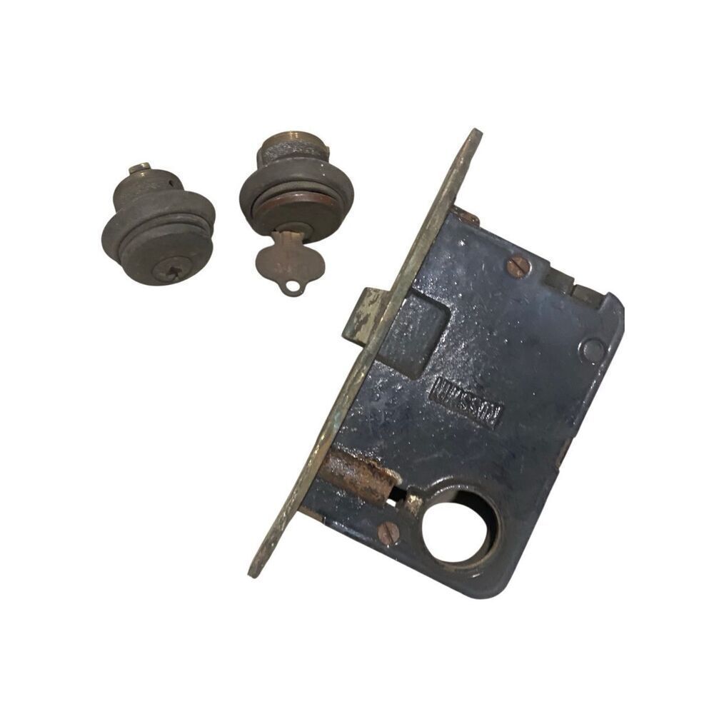 Antique Rosswin Door Mortise Lock with Key